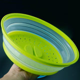 10.5" Microwave Safe Dish Food Plastic Plate Lid Cover Splatter With Steam Vents