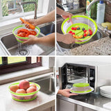 10.5" Microwave Safe Dish Food Plastic Plate Lid Cover Splatter With Steam Vents