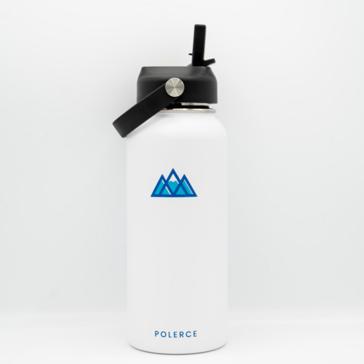 Hydro Flask 32 oz Wide Mouth Straw Lid White