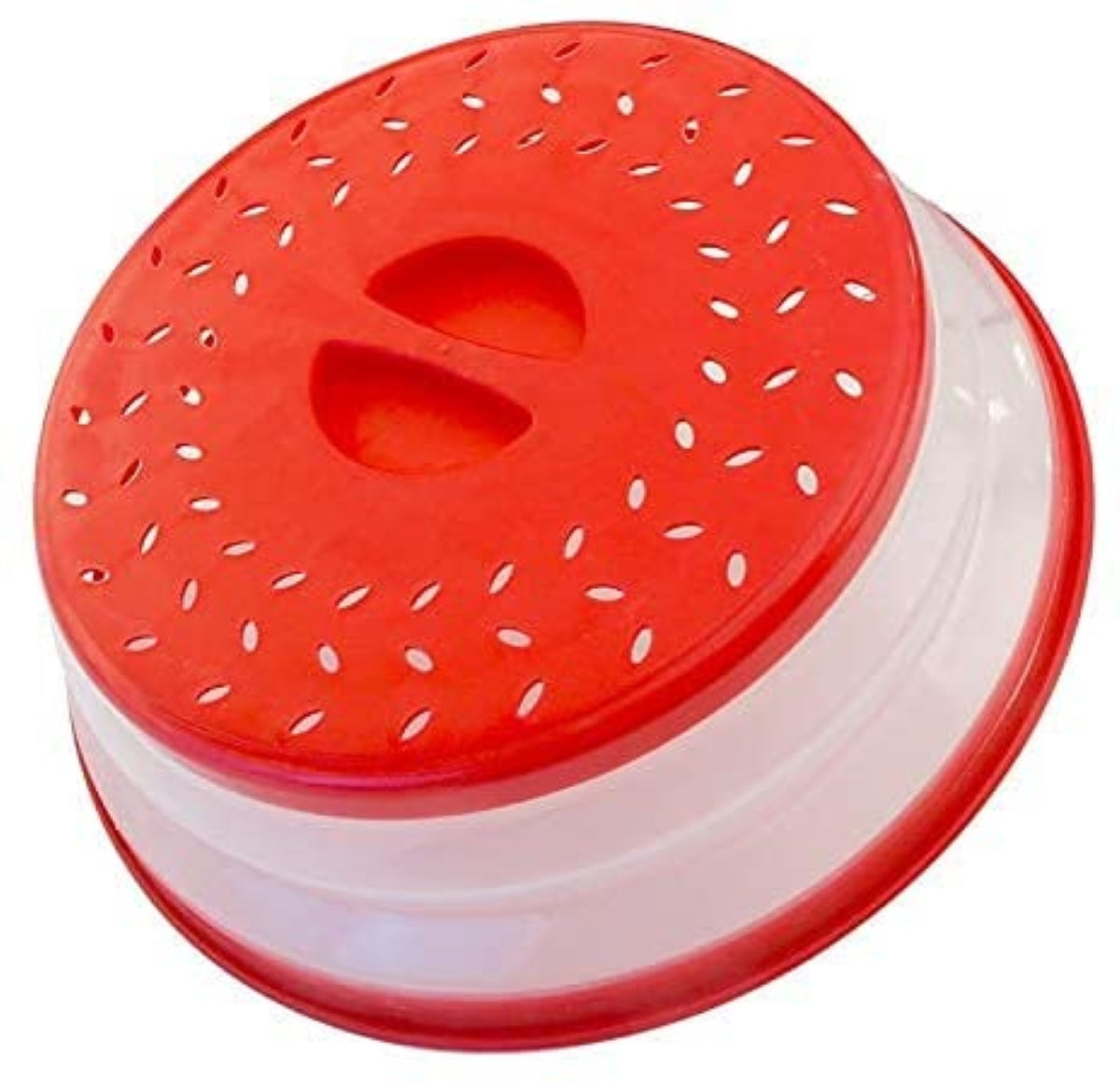 With foldable microwave splash cover, can be used in dishwasher, microwave  cover with steam hole 