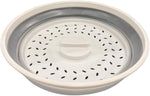 10.5" Microwave Safe Dish Food Plastic Plate Lid Cover Splatter With Steam Vents