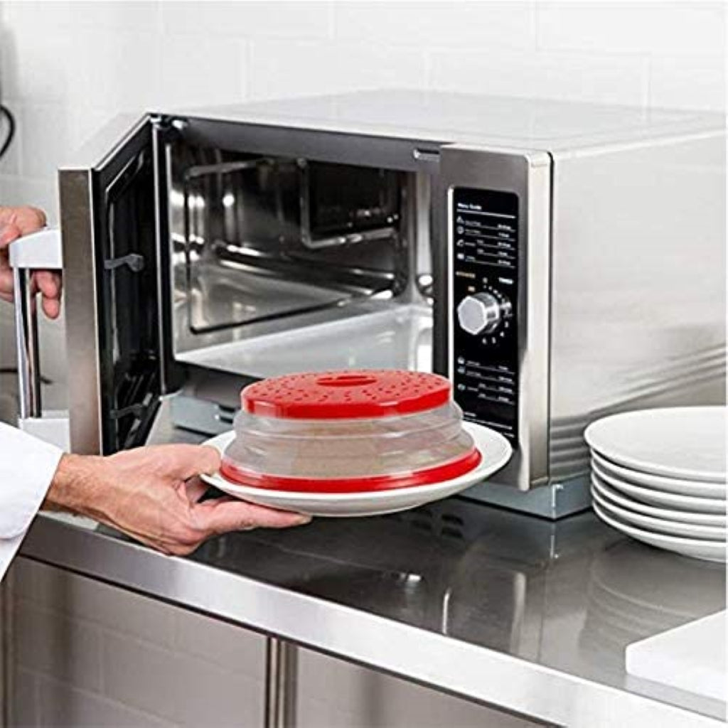 2 pc Microwave Plate Covers Colors Plastic Steam Vent Splatter Lid 10 Food  Dish, 1 - Harris Teeter